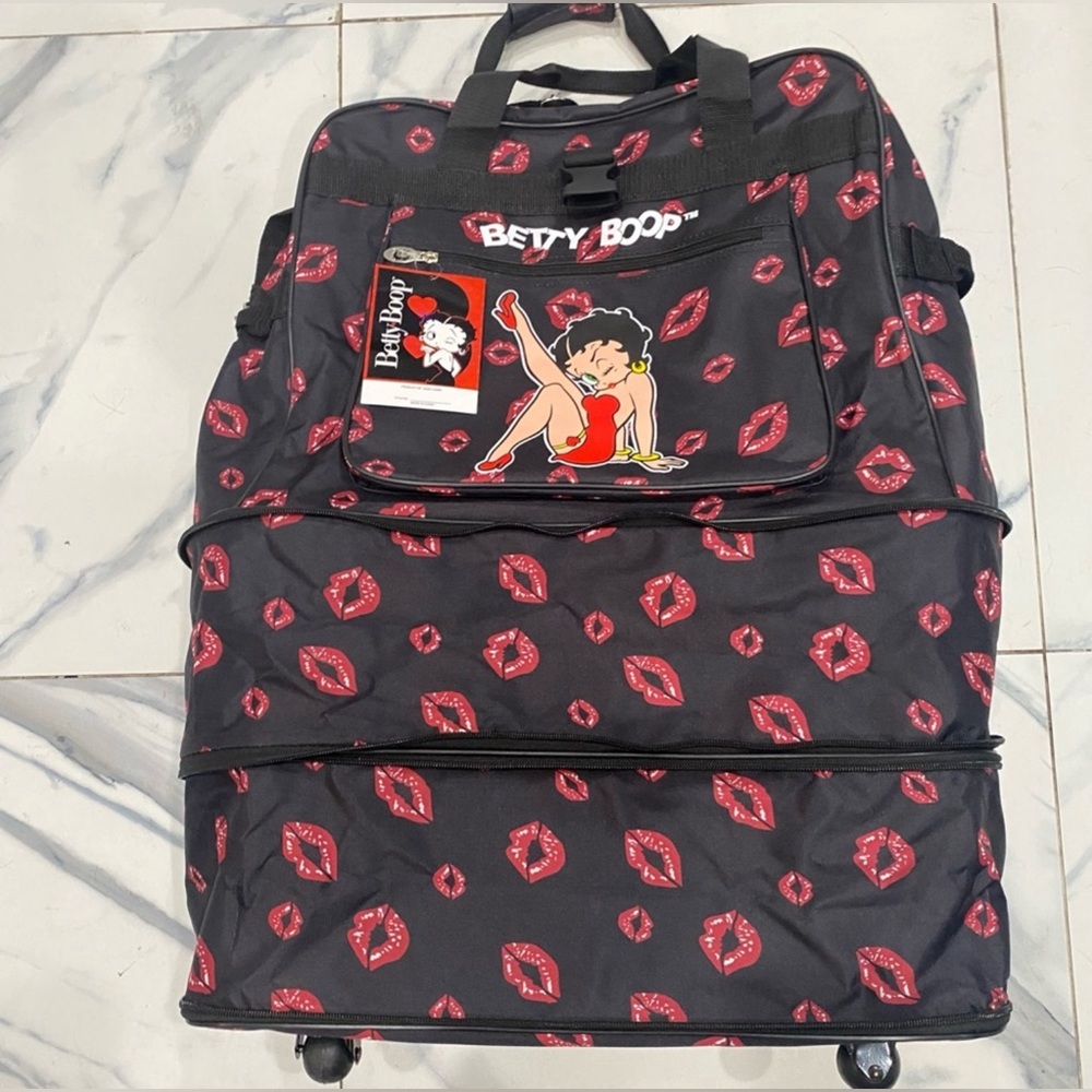 Betty Boop Luggage with wheels. Brand New with Tags.